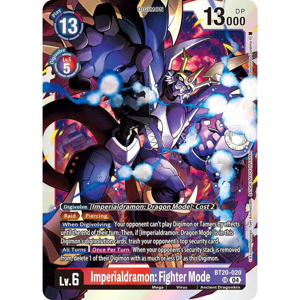 DCG [BT20-020 SR] Imperialdramon: Fighter Mode