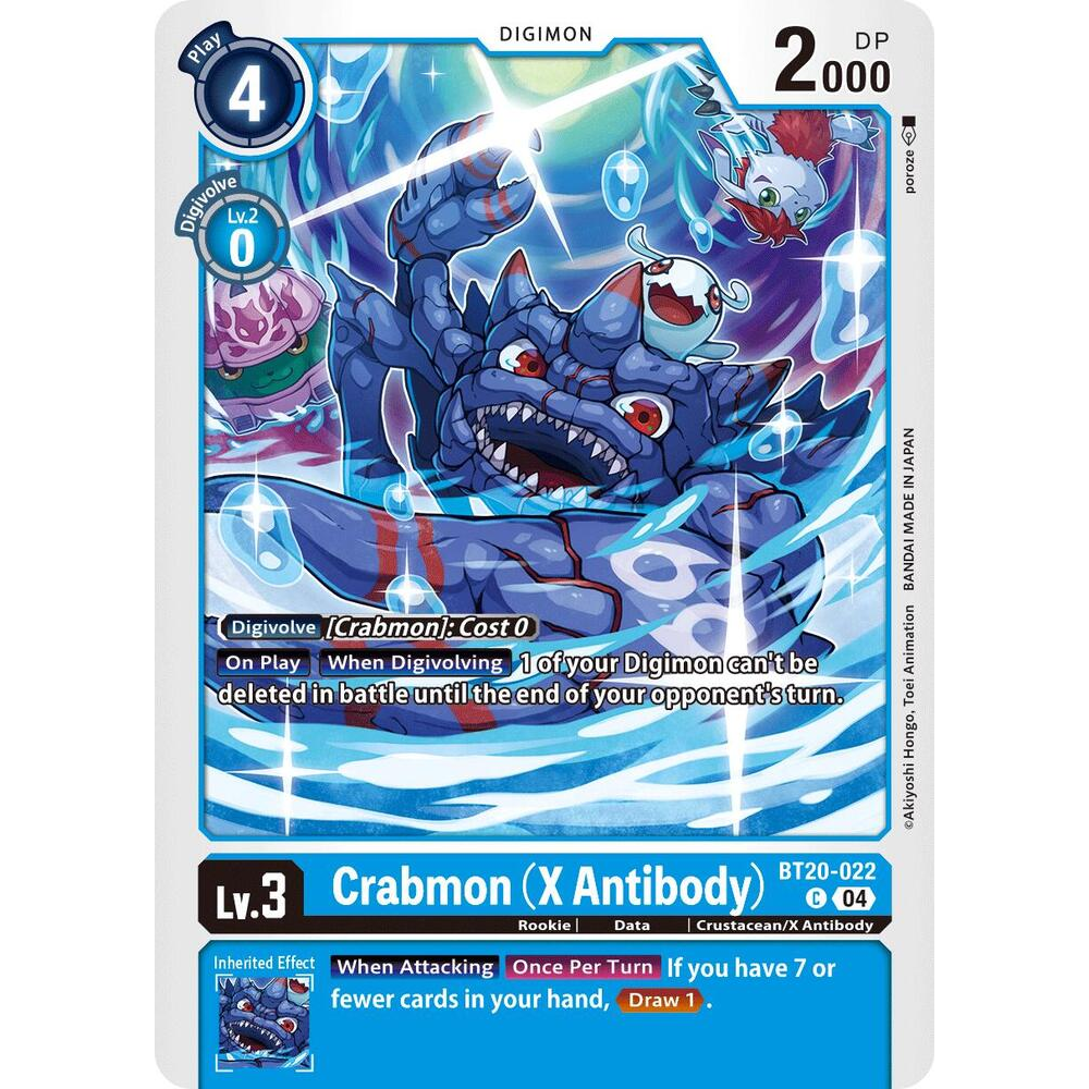 DCG [BT20-022 C] Crabmon (X Antibody)