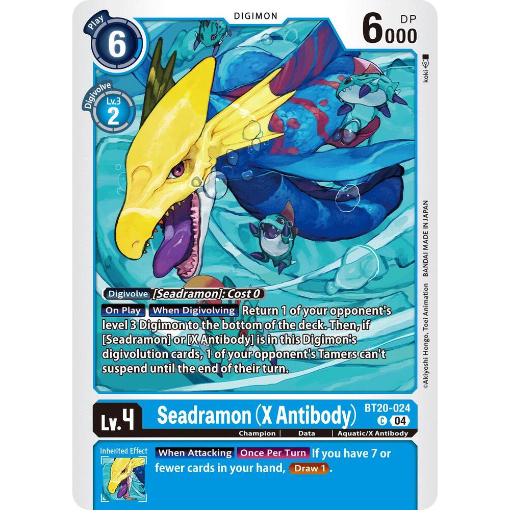 DCG [BT20-024 C] Seadramon (X Antibody)