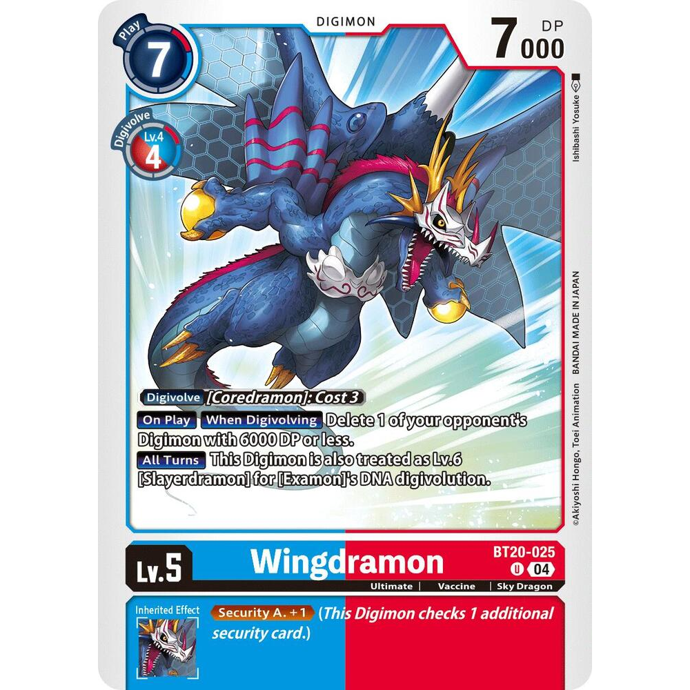 DCG [BT20-025 U] Wingdramon