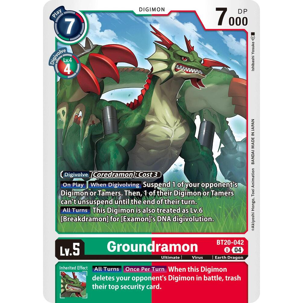 DCG [BT20-042 U] Groundramon