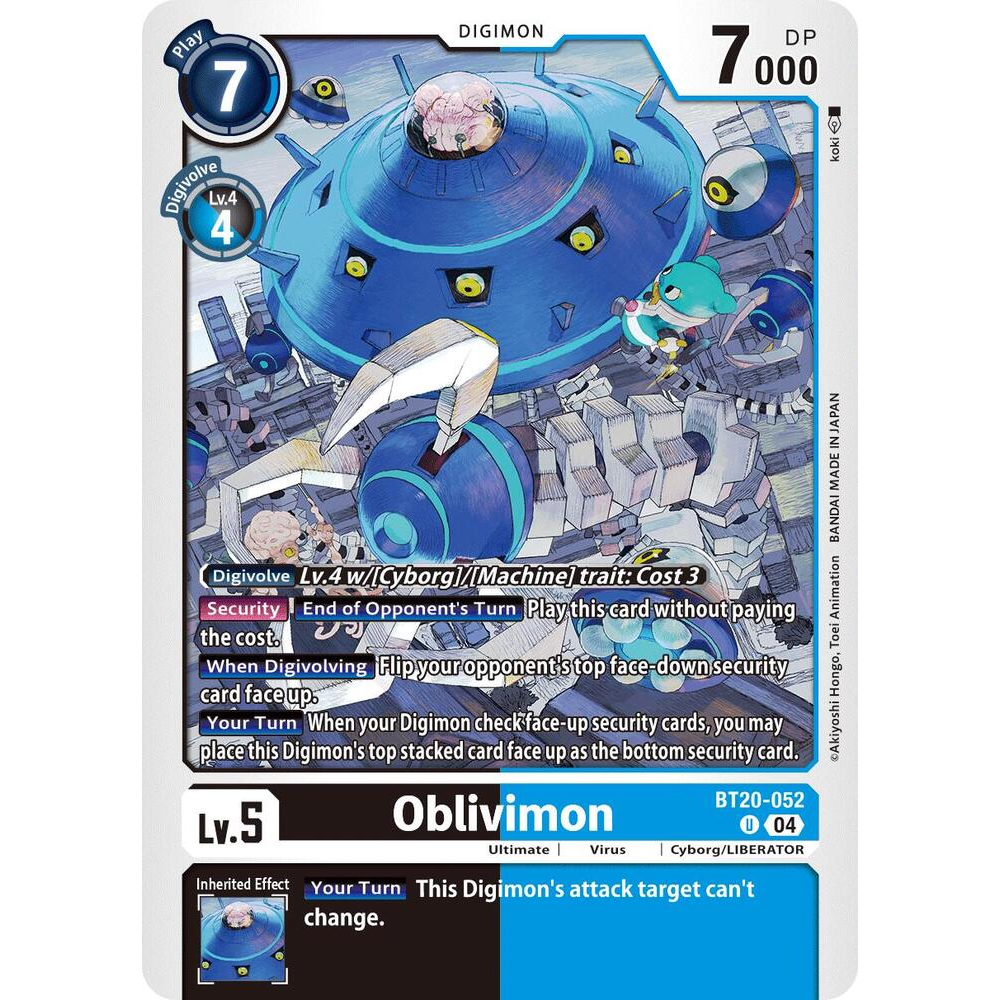 DCG [BT20-052 U] Oblivimon