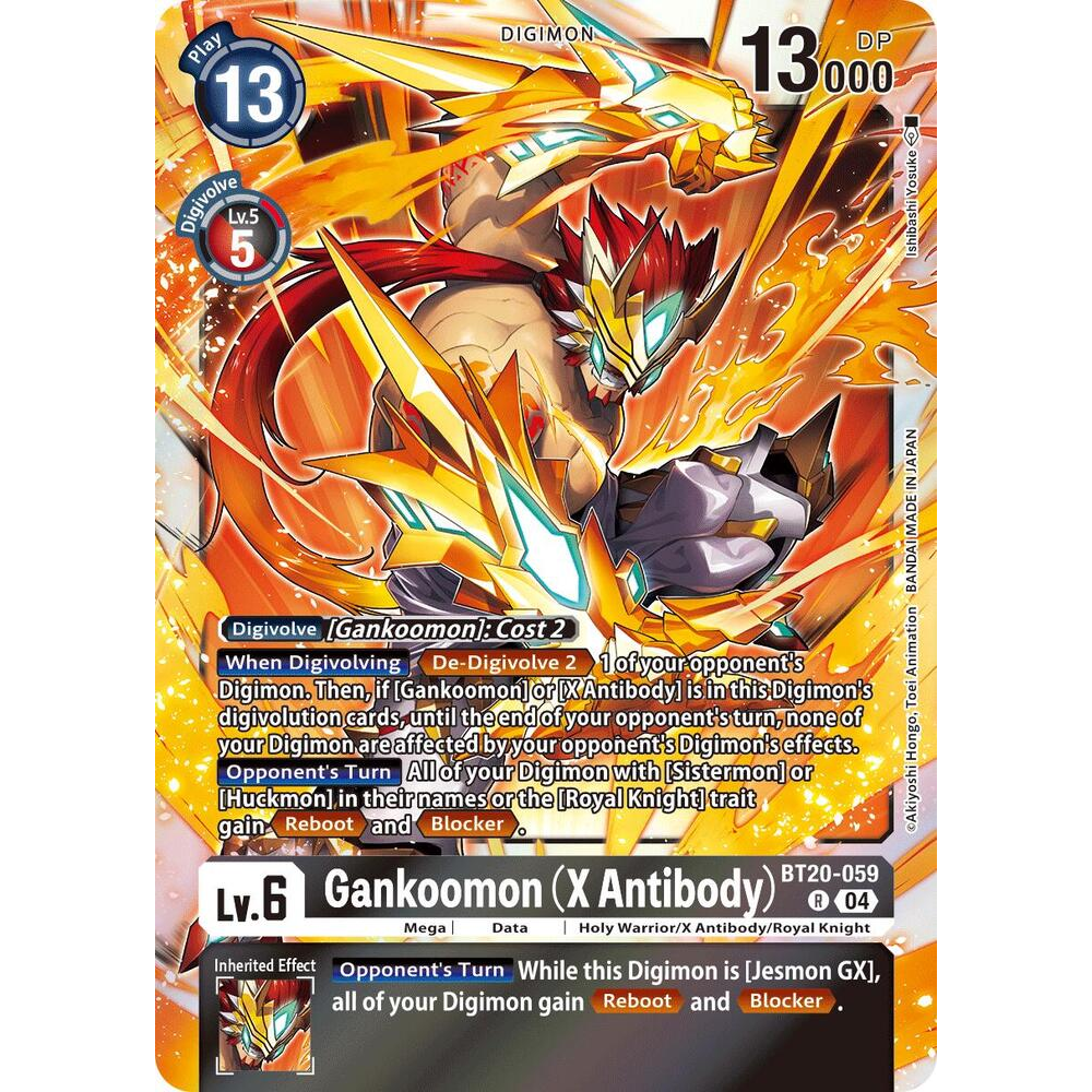 DCG [BT20-059 R] Gankoomon (X Antibody)