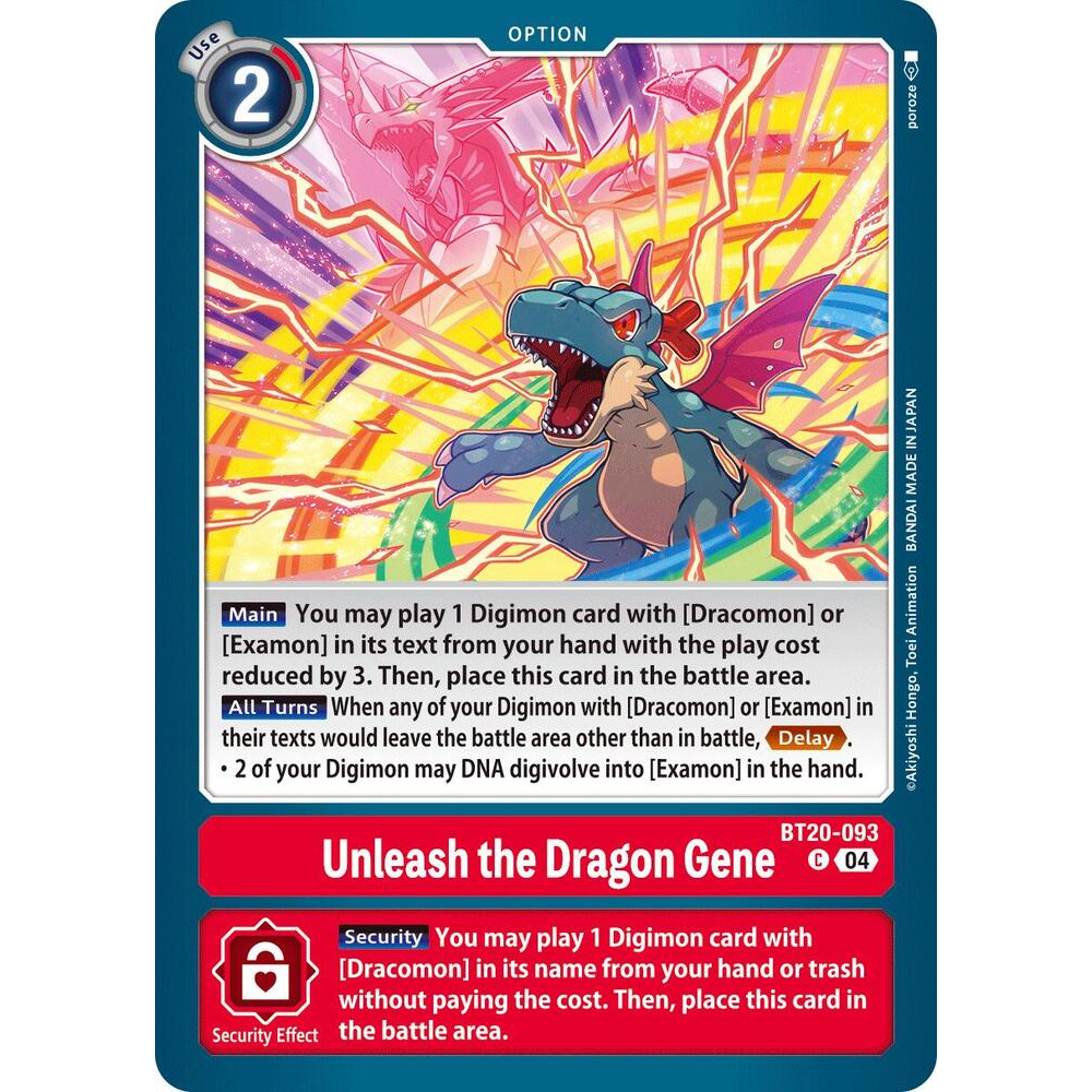 DCG [BT20-093 C] Unleash the Dragon Gene