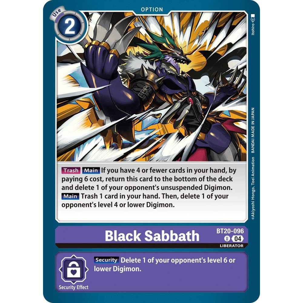 DCG [BT20-096 U] Black Sabbath