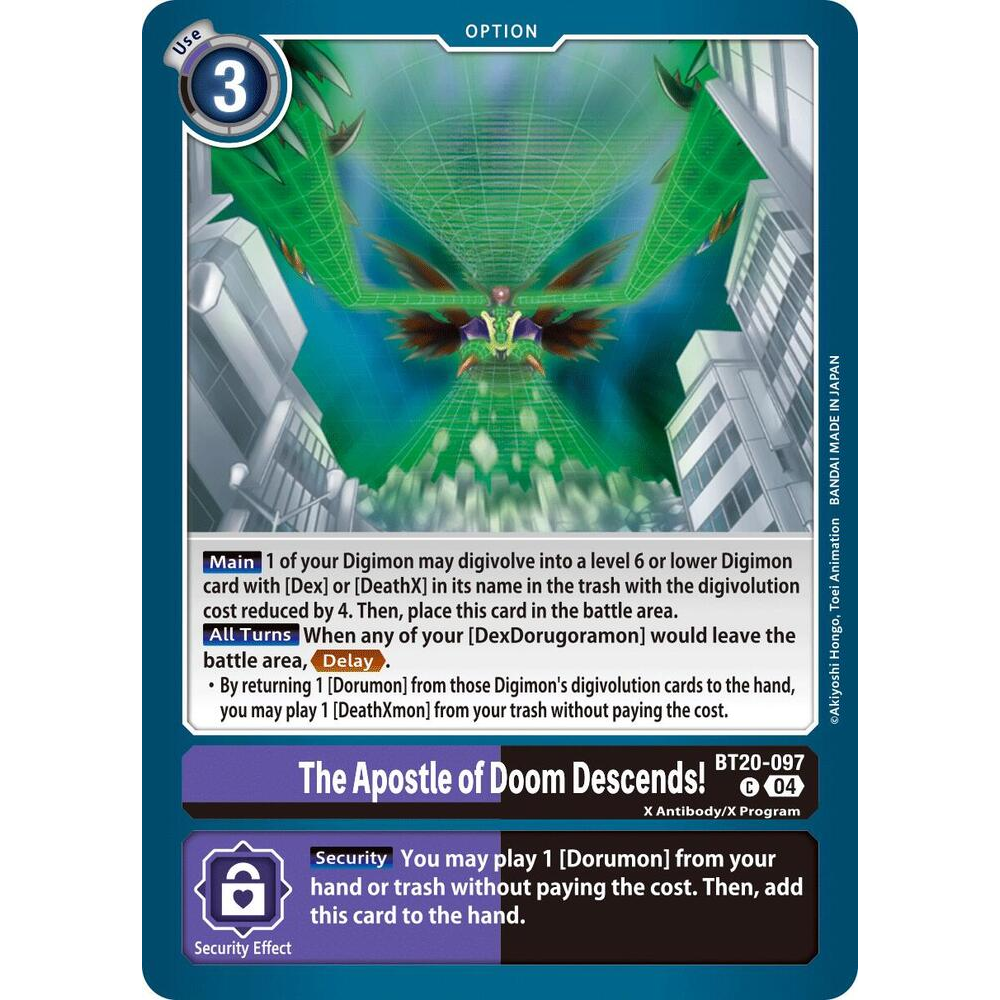 DCG [BT20-097 C] The Apostle of Doom Descends!