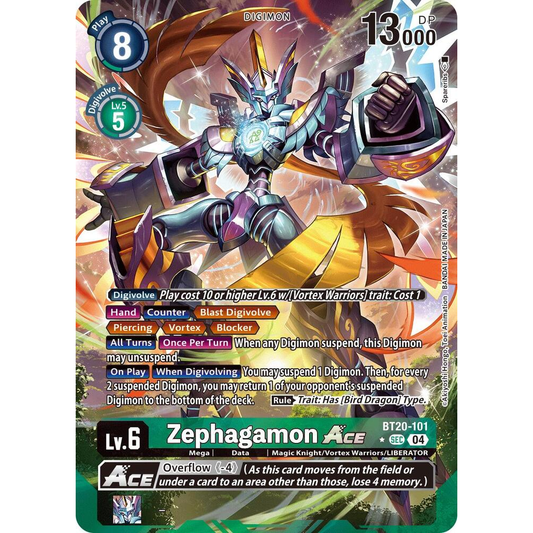 DCG [BT20-101 SEC] Zephagamon ACE (Alternate Art) – Bento Gaming