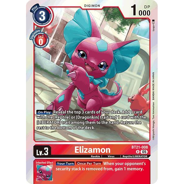 DCG [BT21-008 R] Elizamon