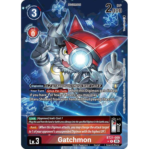 DCG [BT21-009 R] Gatchmon (Alternate Art)