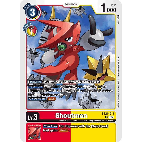 DCG [BT21-011 U] Shoutmon