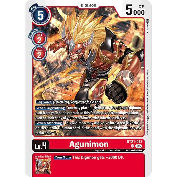 DCG [BT21-013 U] Agunimon