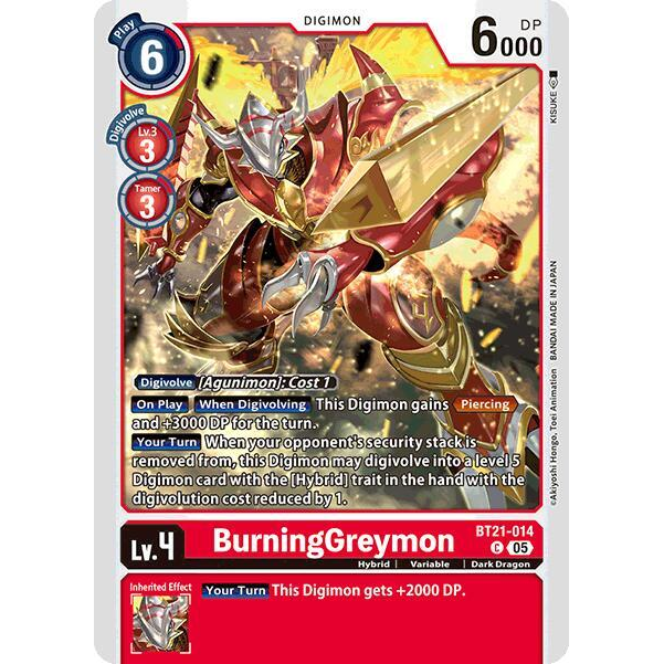 DCG [BT21-014 C] BurningGreymon