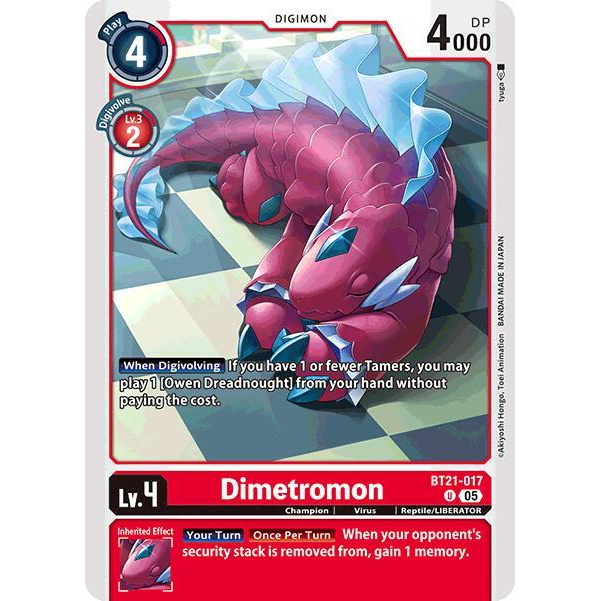 DCG [BT21-017 U] Dimetromon