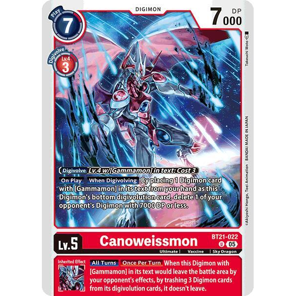 DCG [BT21-022 U] Canoweissmon