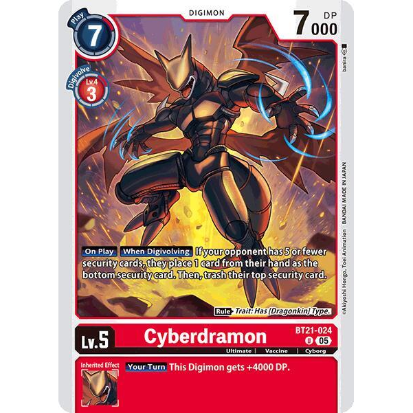 DCG [BT21-024 U] Cyberdramon