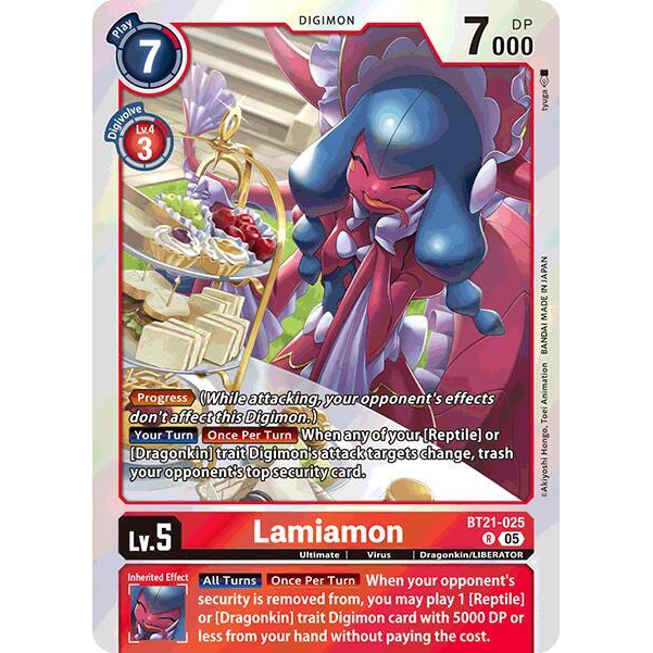 DCG [BT21-025 R] Lamiamon