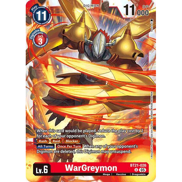 DCG [BT21-026 U] WarGreymon