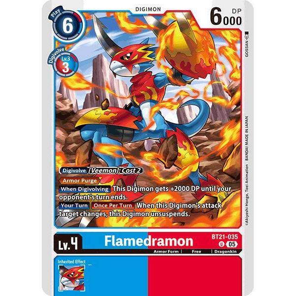 DCG [BT21-035 U] Flamedramon