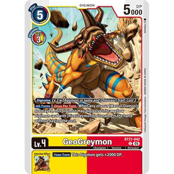 DCG [BT21-042 C] GeoGreymon