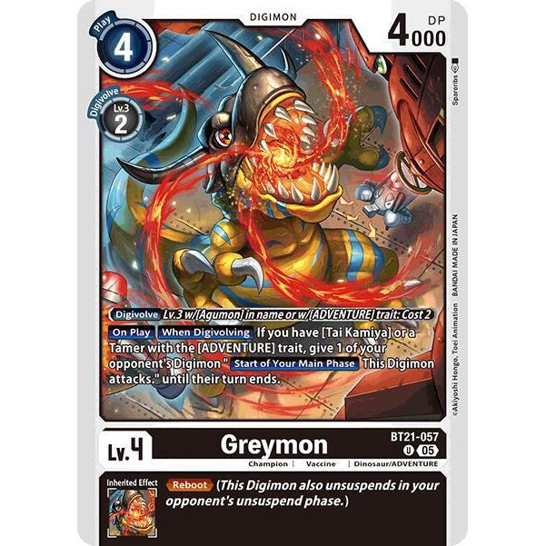 DCG [BT21-057 U] Greymon