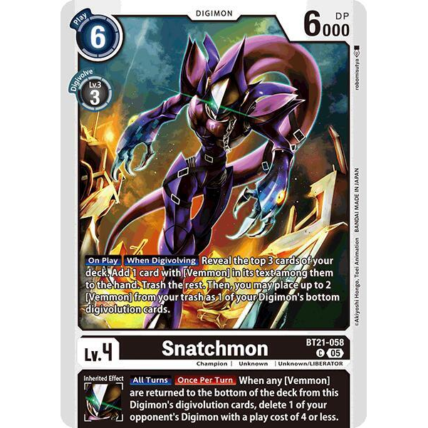 DCG [BT21-058 C] Snatchmon