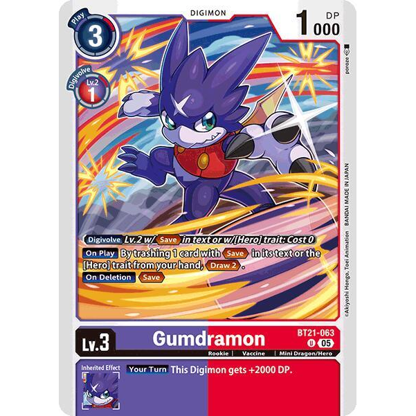 DCG [BT21-063 U] Gumdramon