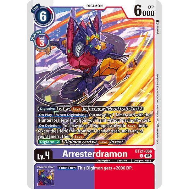 DCG [BT21-066 U] Arresterdramon