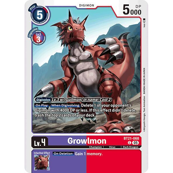 DCG [BT21-068 C] Grolwmon