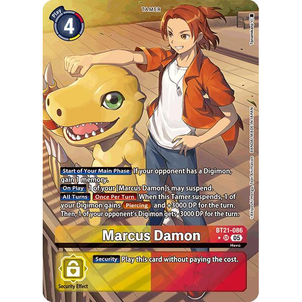 DCG [BT21-086 SR] Marcus Damon (Alternate Art)