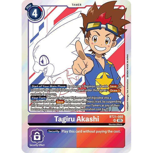 DCG [BT21-088 SR] Tagiru Akashi
