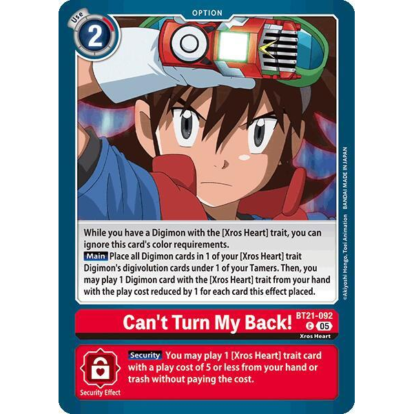 DCG [BT21-092 C] Can't Turn My Back!
