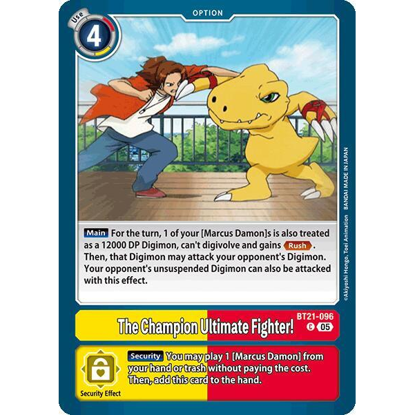 DCG [BT21-096 C] The Champion Ultimate Fighter!