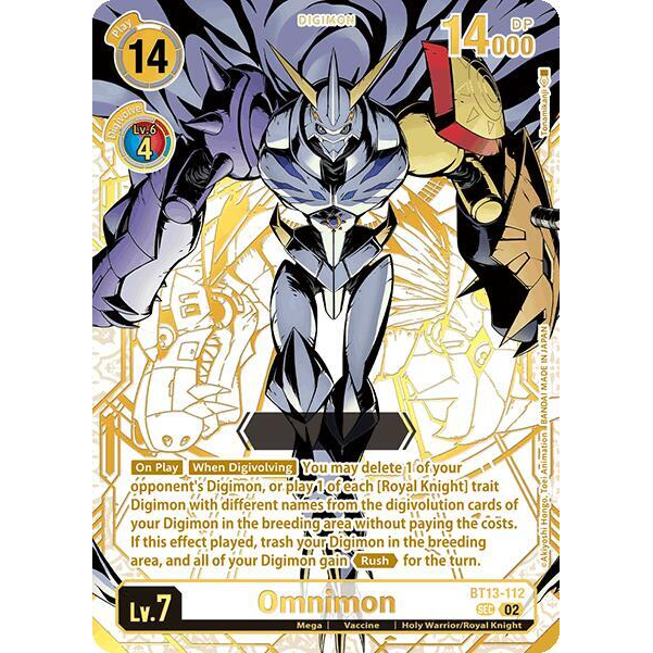 DCG [BT21-BT13-112 SEC] Omnimon (Rare Pull)