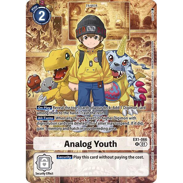 DCG [BT21-EX1-066 R] Analog Youth (Limited Card Pack)
