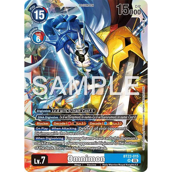 DCG [BT22-015 SR] Omnimon