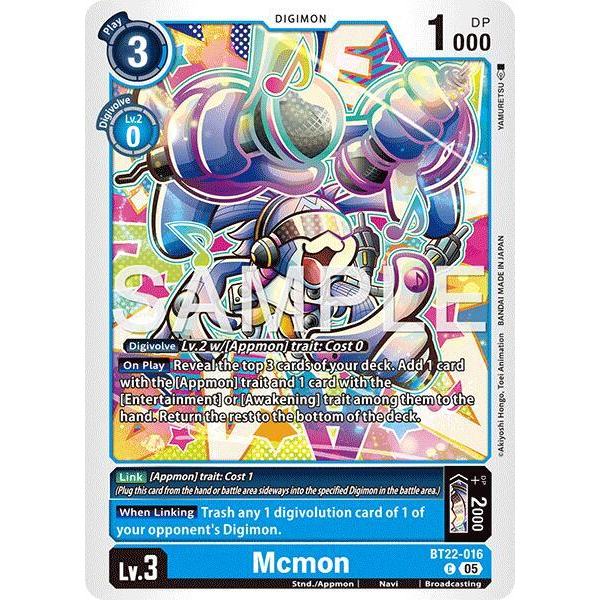 DCG [BT22-016 C] Mcmon
