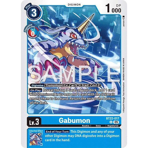 DCG [BT22-017 U] Gabumon