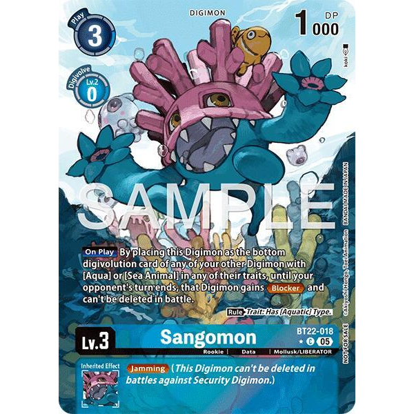 DCG [BT22-018 C] Sangomon (Box Topper)