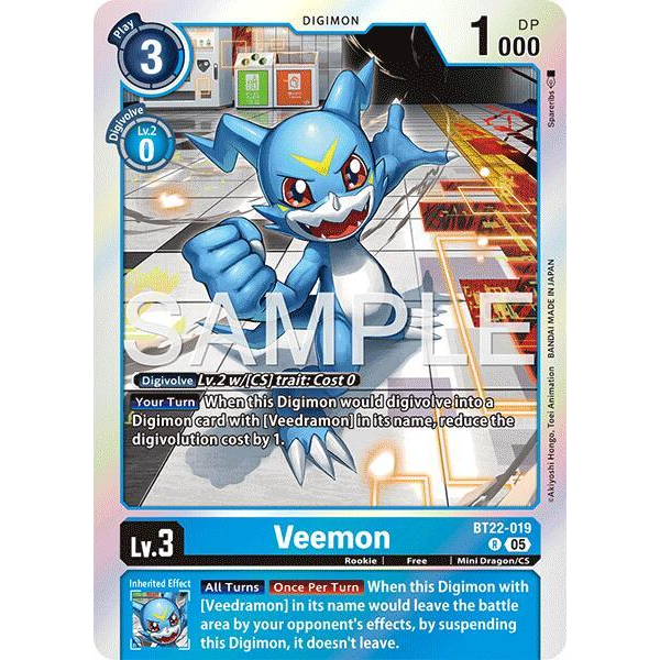 DCG [BT22-019 R] Veemon