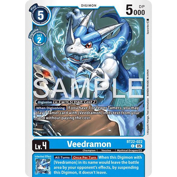 DCG [BT22-022 C] Veedramon