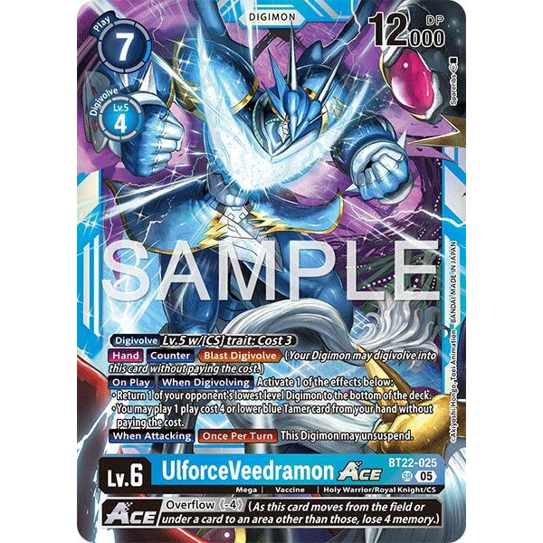 DCG [BT22-025 SR] UlforceVeedramon ACE