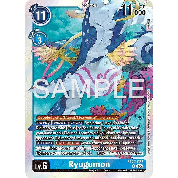 DCG [BT22-027 R] Ryugumon