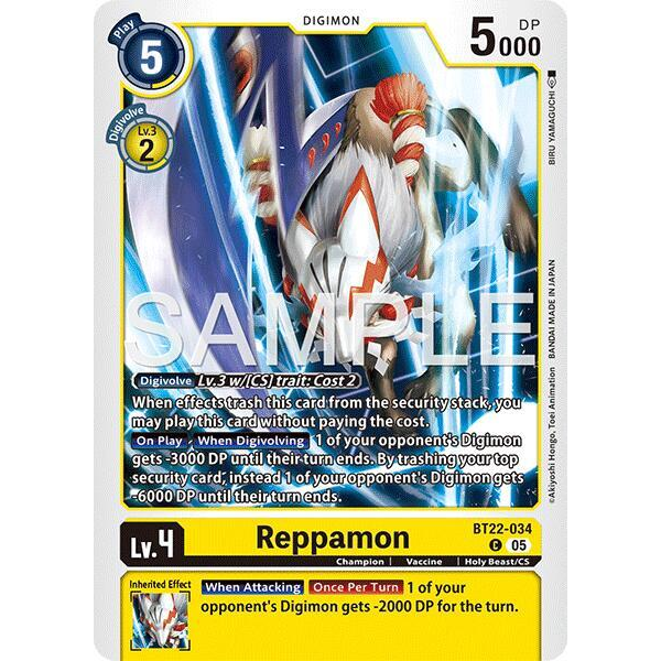 DCG [BT22-034 C] Reppamon