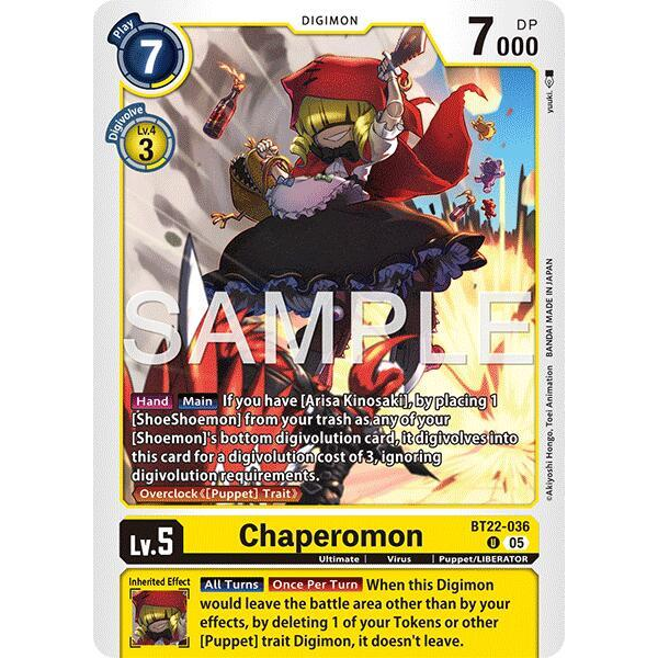 DCG [BT22-036 U] Chaperomon