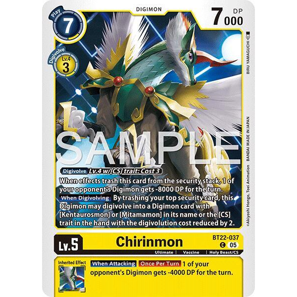 DCG [BT22-037 C] Chirinmon