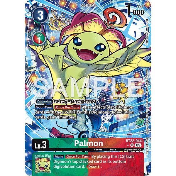 DCG [BT22-044 U] Palmon (Box Topper)
