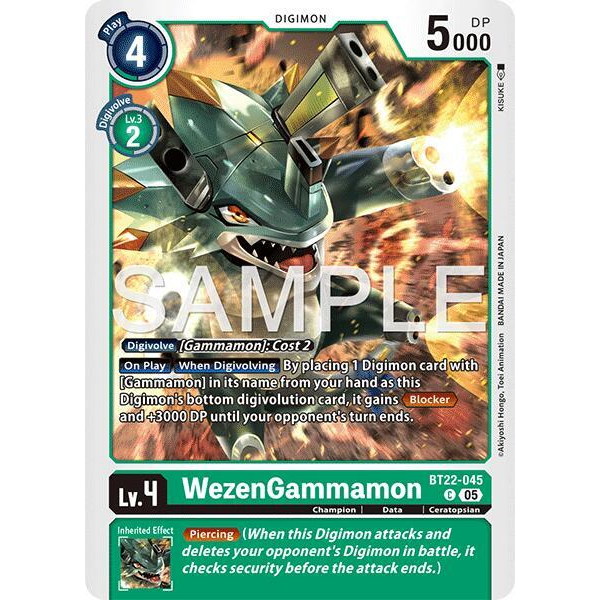 DCG [BT22-045 C] WezenGammamon
