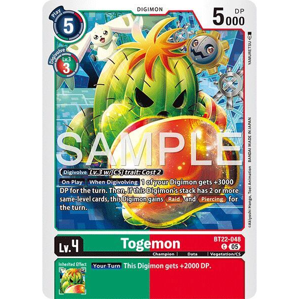 DCG [BT22-048 C] Togemon