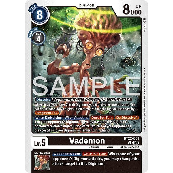 DCG [BT22-061 C] Vademon