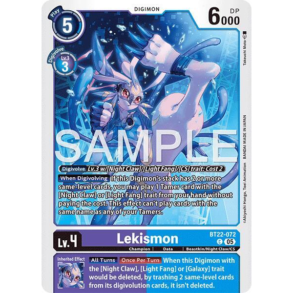 DCG [BT22-072 C] Lekismon